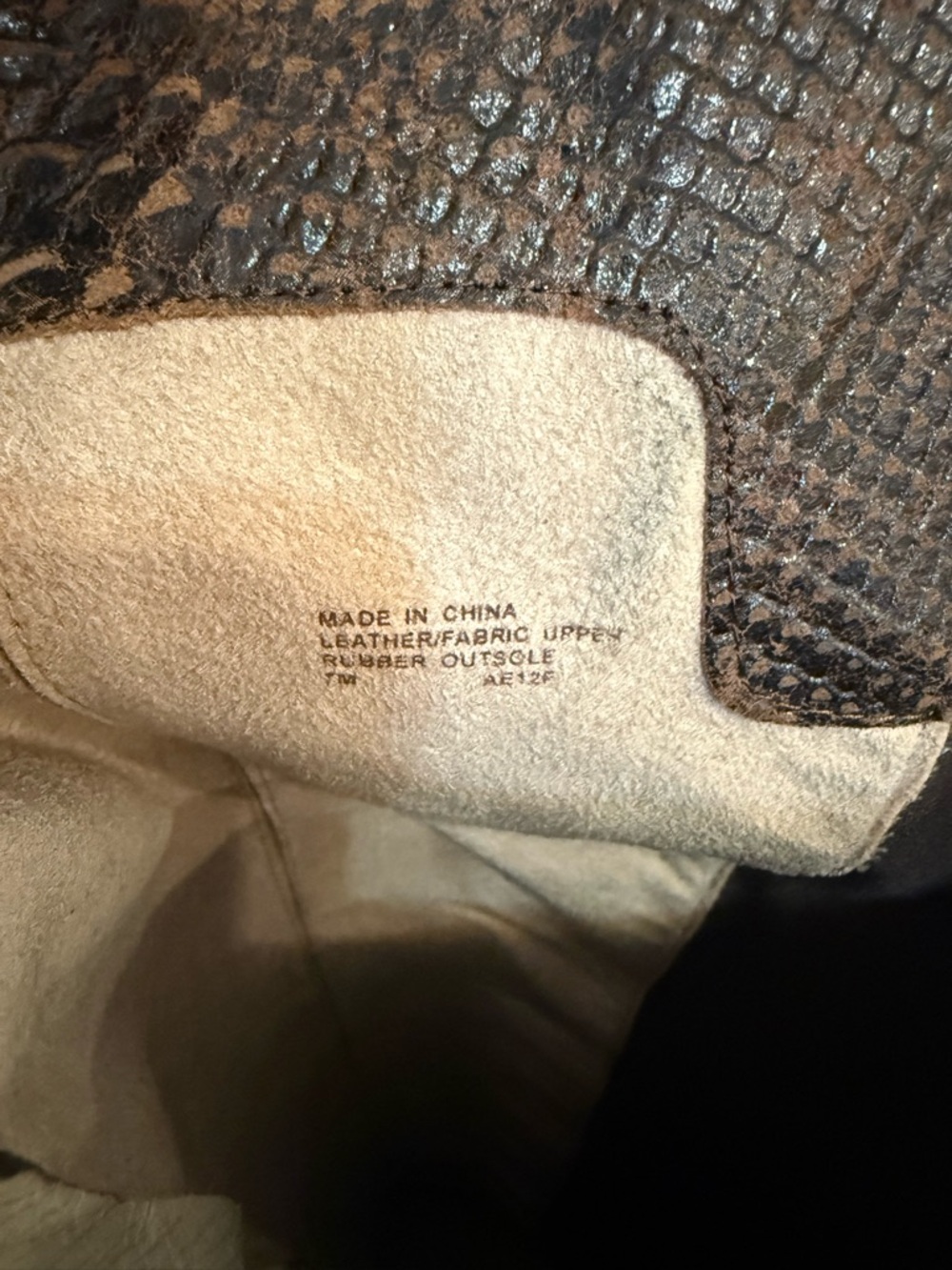 Michael Kors Brown Snake-Embossed Over-the-Knee Boots - Picture 5 of 5